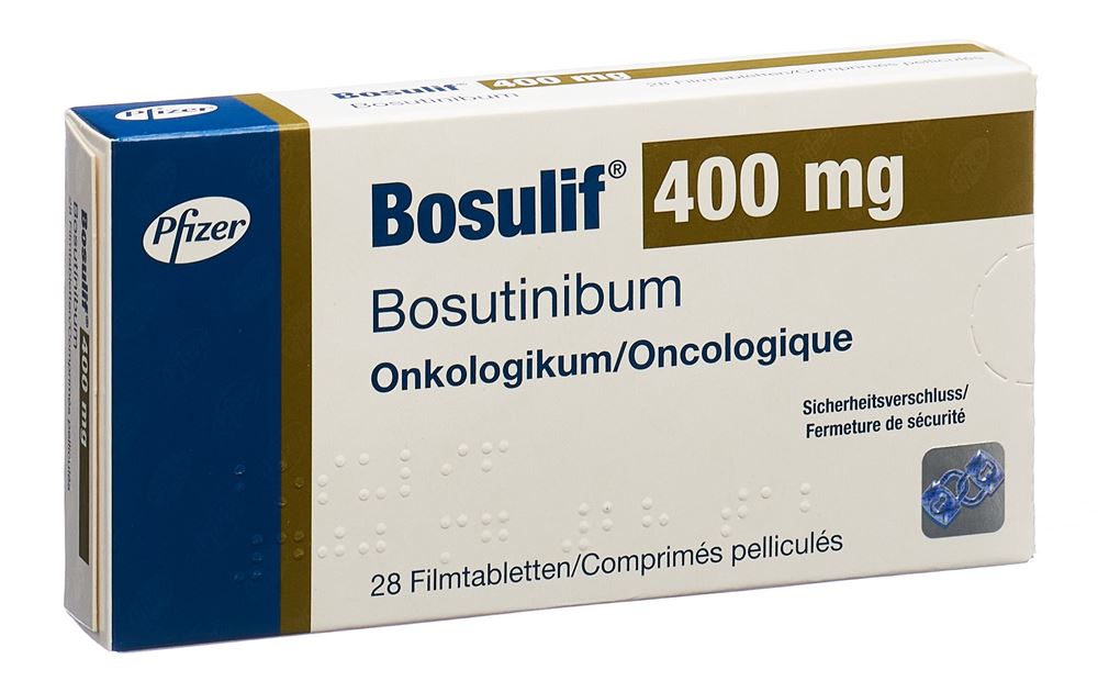 BOSULIF cpr pell 400 mg 28 pce