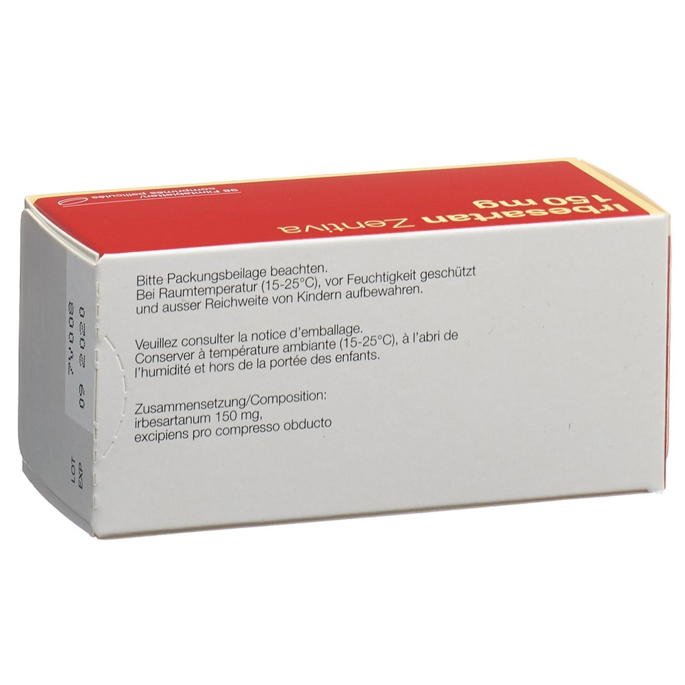 Irbesartan Zentiva 150 mg, Filmtabletten