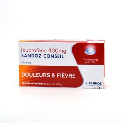 Ibuprofène Sandoz, cpr pell ret 800 mg , 100 pce