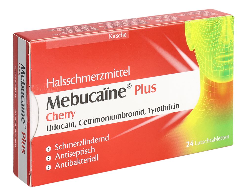 MEBUCAÏNE Plus Cherry cpr sucre 24 pce