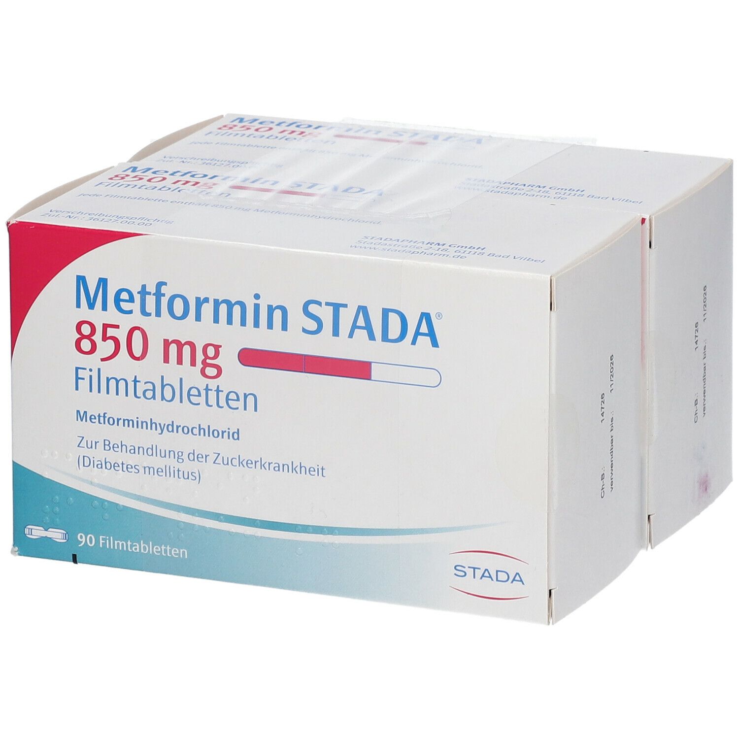 Metformin Stada 850, Filmtabletten
