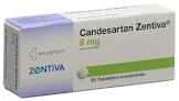 Candesartan Zentiva 8 mg, Tabletten