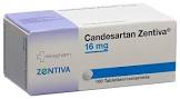 Candesartan Zentiva 16 mg, Tabletten