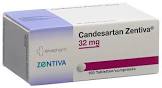 Candesartan Zentiva 32 mg, Tabletten