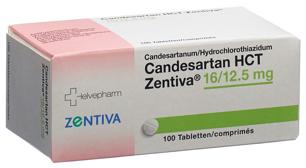 CANDESARTAN HCT Zentiva cpr 8/12.5 mg 100 pce