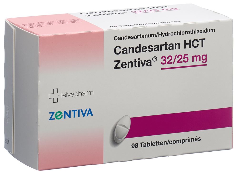 CANDESARTAN HCT Zentiva cpr 32/25 mg 98 pce