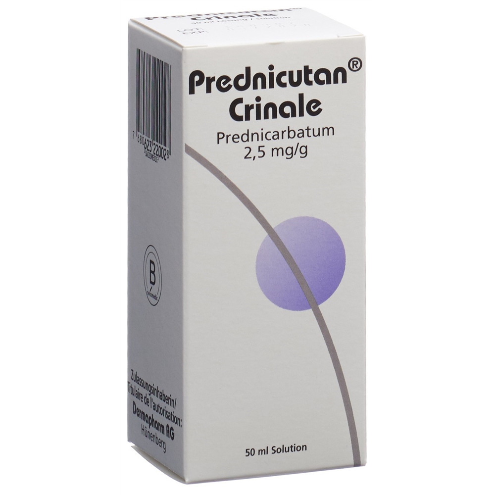 PREDNICUTAN Crinale sol 2.5 mg/g fl 50 ml