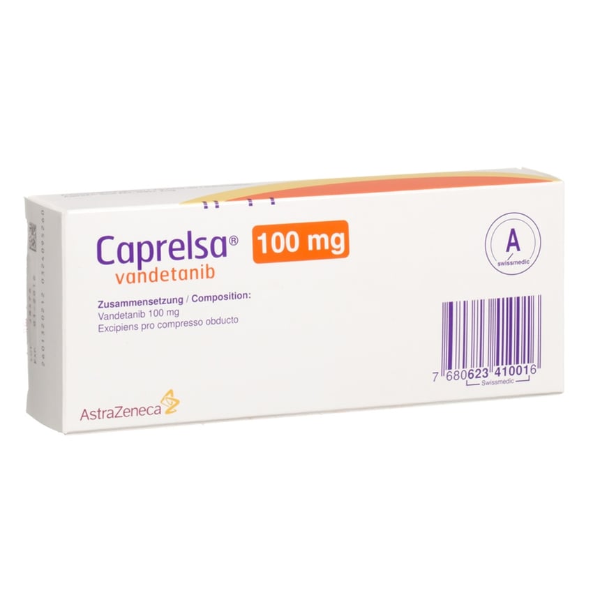 Caprelsa 100 mg, comprimés pelliculés