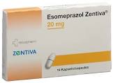 Esomeprazol Zentiva 20 mg, Kapseln
