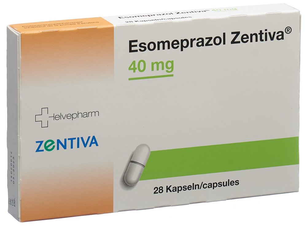 Esomeprazol Zentiva 40 mg, Kapseln