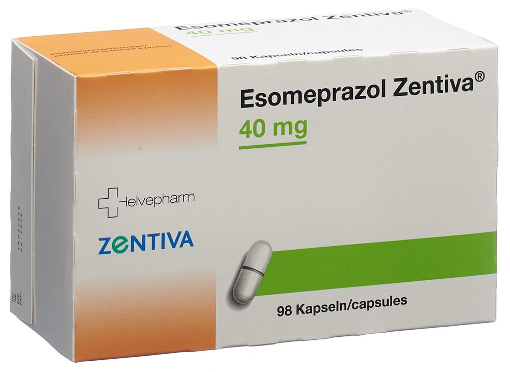 ESOMEPRAZOL Zentiva caps 40 mg 98 pce