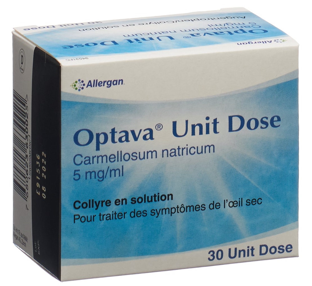 OPTAVA Unit Dose gtt opht 5 mg/ml 30 x 0.4 ml