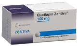 Quetiapin Zentiva 100, Filmtabletten