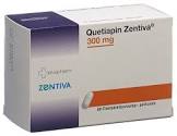 Quetiapin Zentiva 300, Filmtabletten