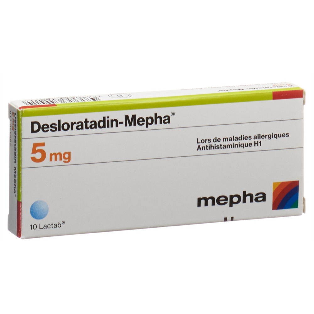 DESLORATADIN Mepha Lactab 5 mg 10 pce