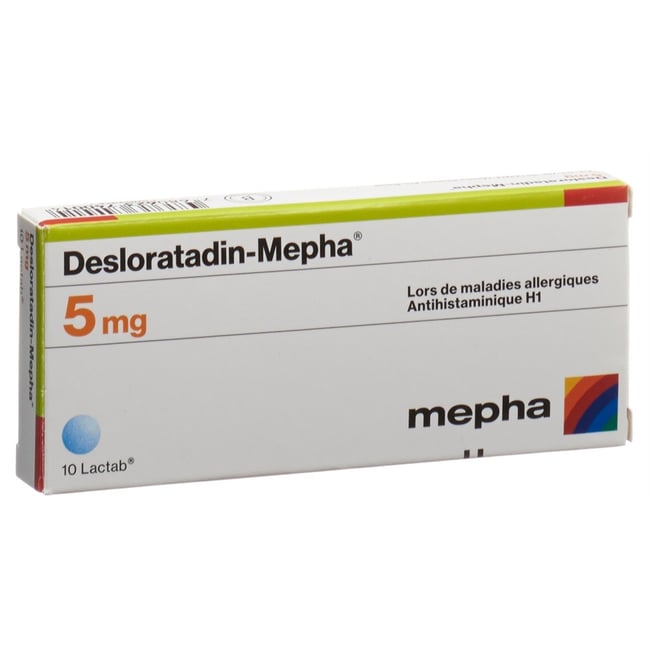 DESLORATADIN Mepha Lactab 5 mg 10 pce