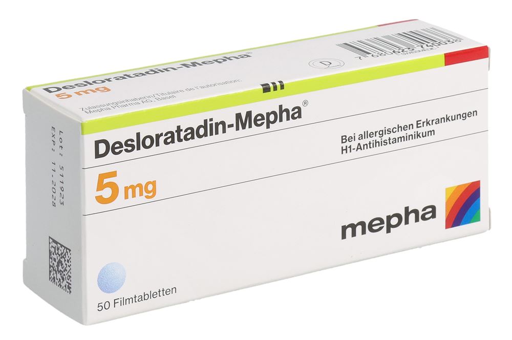 DESLORATADIN Mepha Lactab 5 mg 50 pce