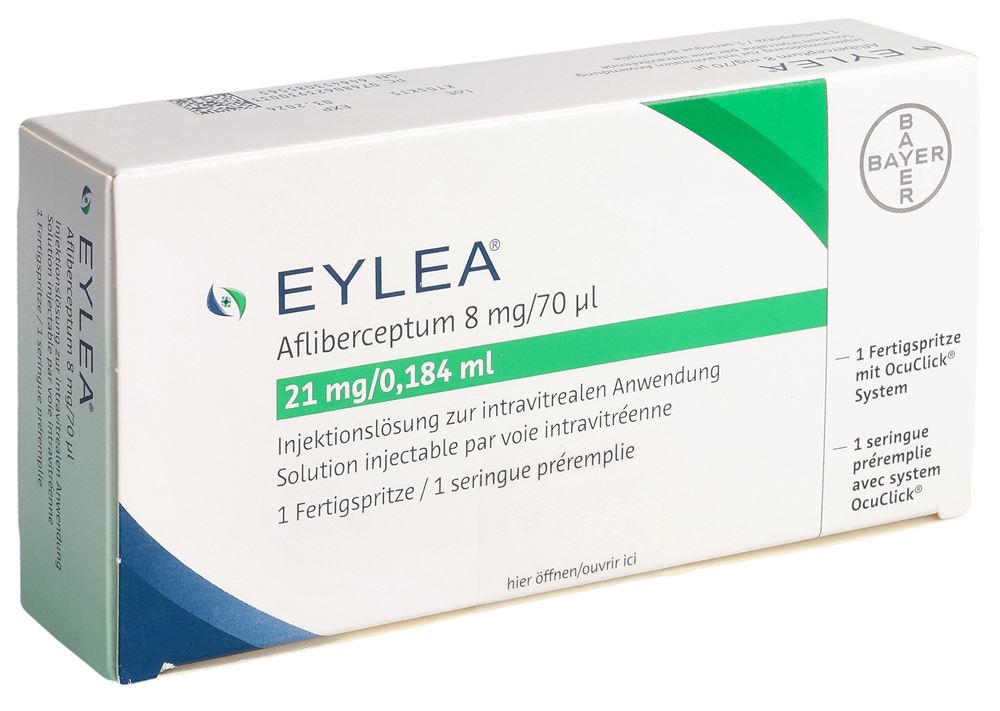 EYLEA sol inj 8 mg/0.07ml ser prê