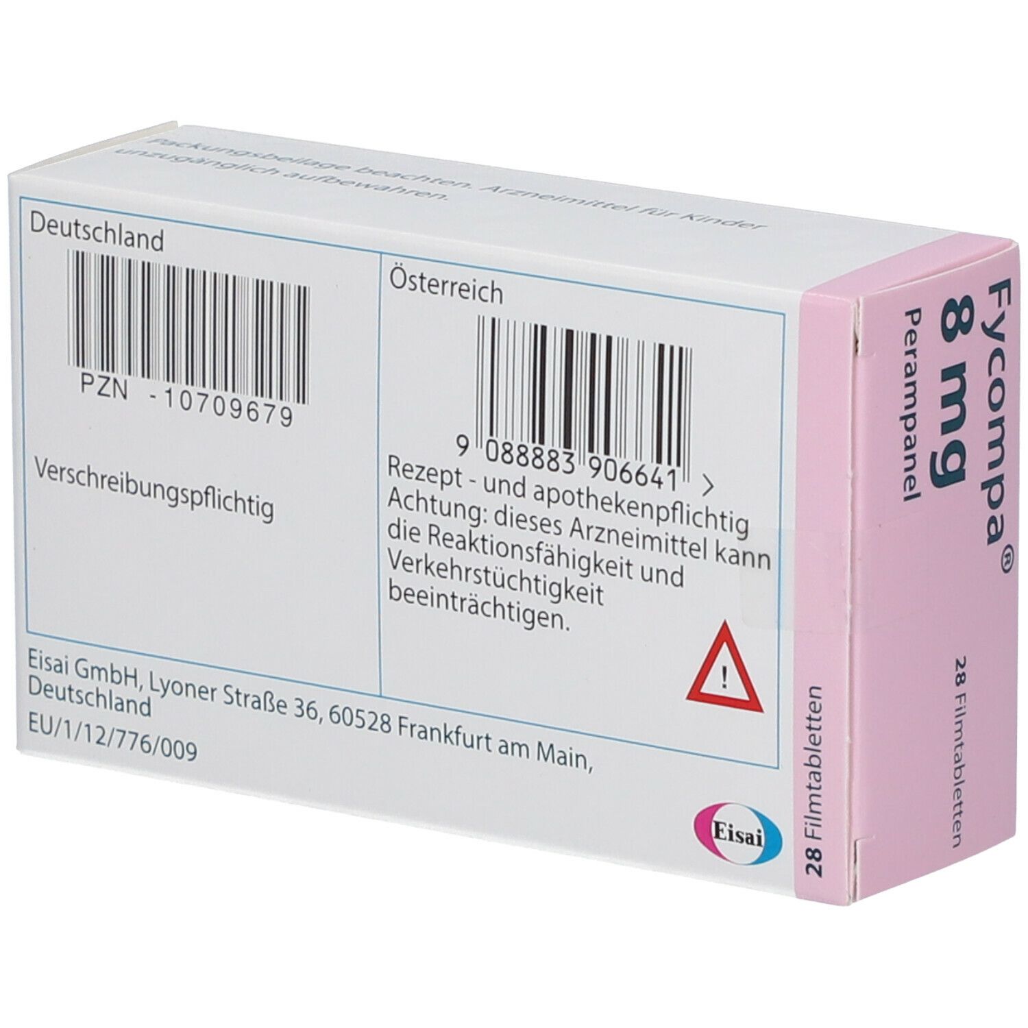 Fycompa 8mg, Filmtabletten