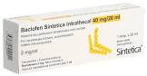 Baclofen Sintetica Intrathecal 40mg/20ml, solution injectable