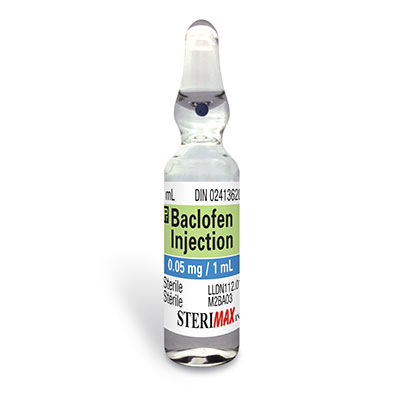 Baclofen Sintetica Intrathecal 40mg/20ml, solution injectable