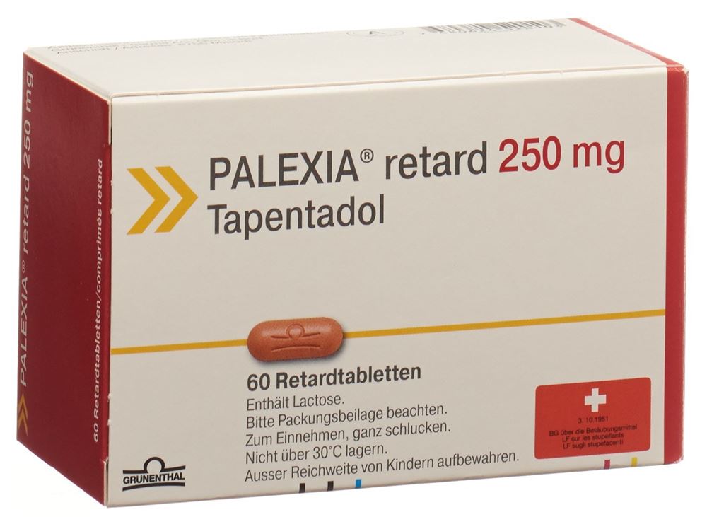 PALEXIA cpr ret 250 mg 60 pce