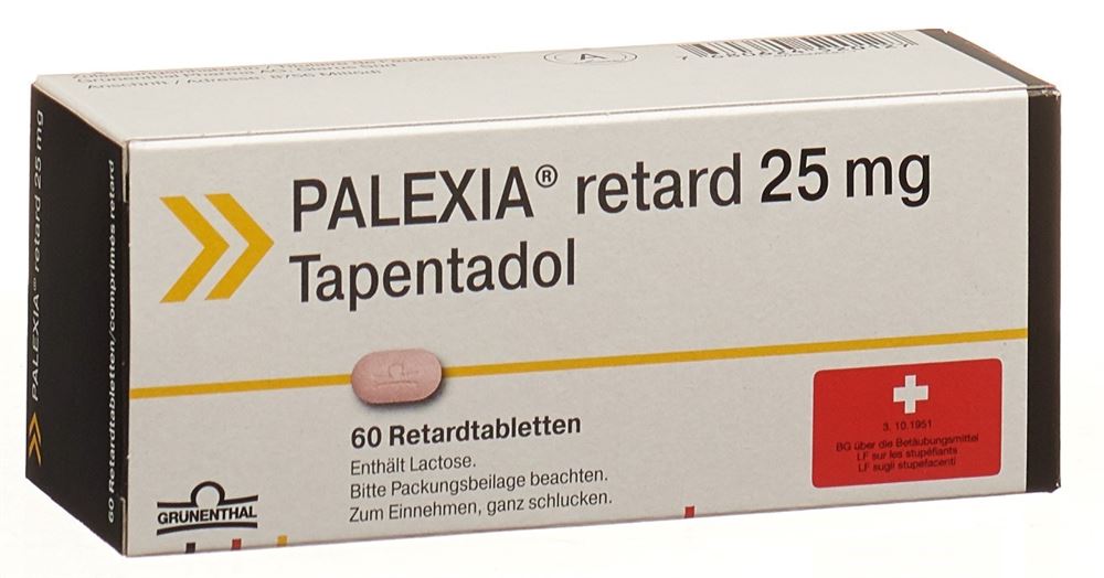 PALEXIA cpr ret 25 mg 60 pce