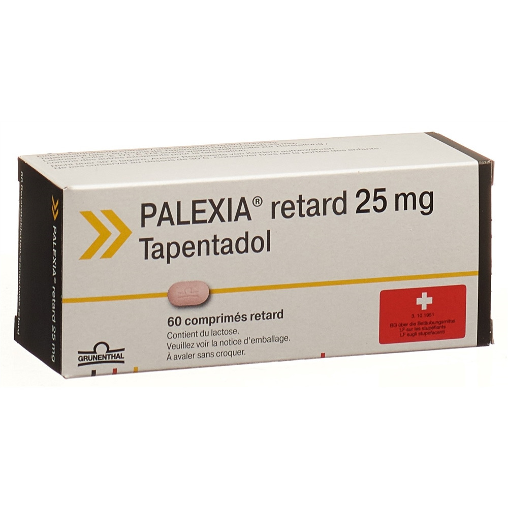 PALEXIA cpr ret 25 mg 60 pce