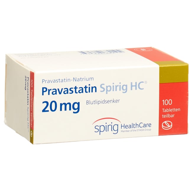 Pravastatin Spirig HC 20mg, Tabletten