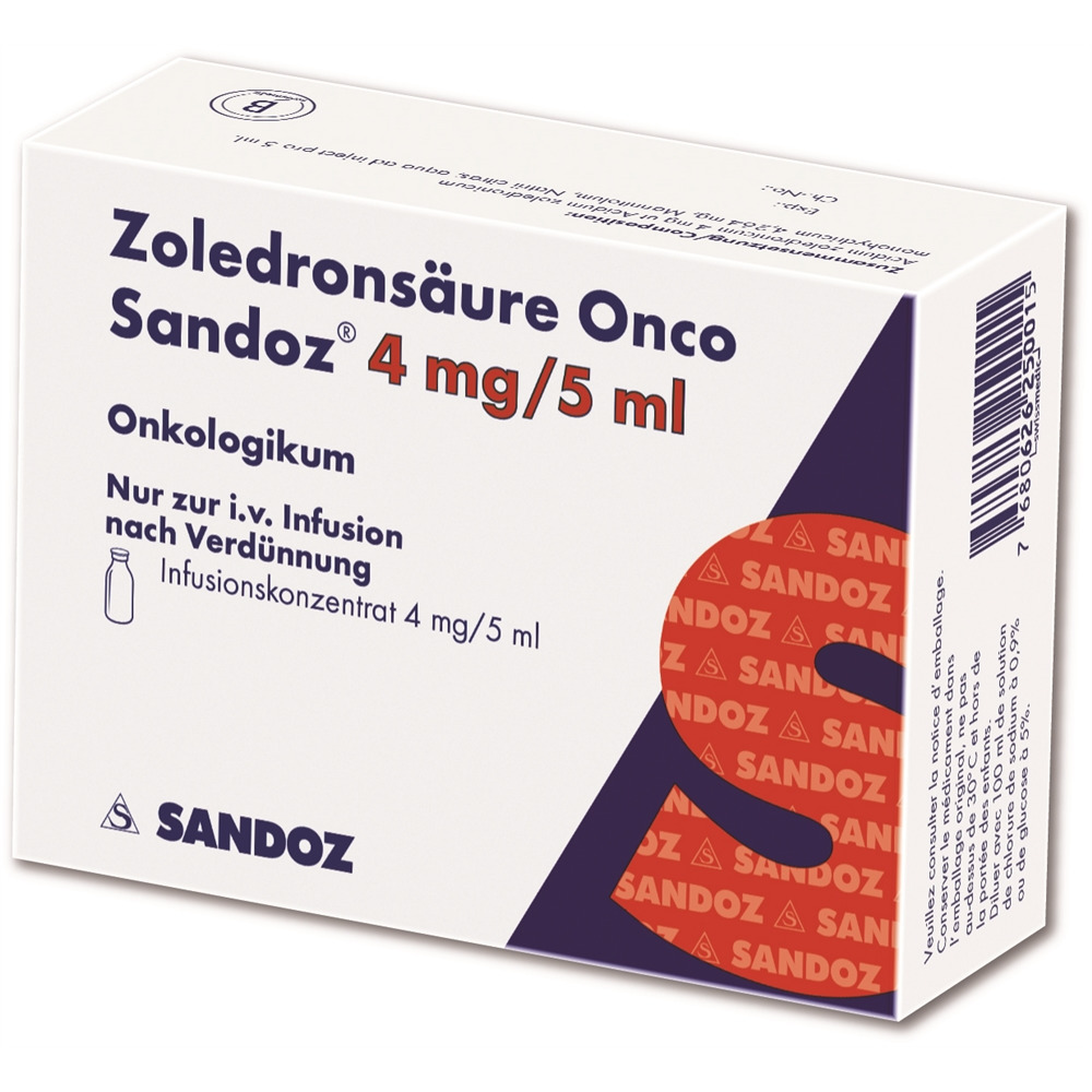 ZOLEDRONAT Fresenius Onco 4 mg/5ml flac 5 ml