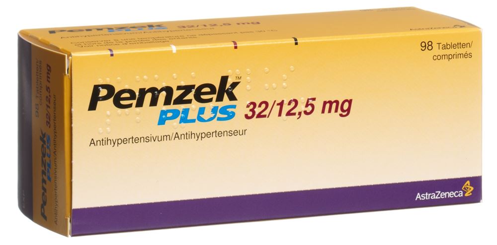 PEMZEK PLUS cpr 32/12.5 mg 98 pce