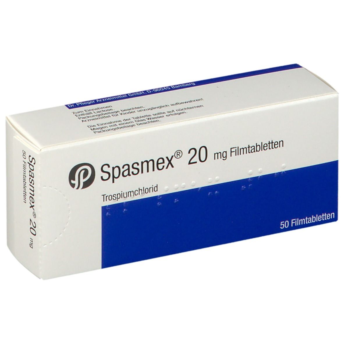 Spasmex 20 mg, Filmtabletten
