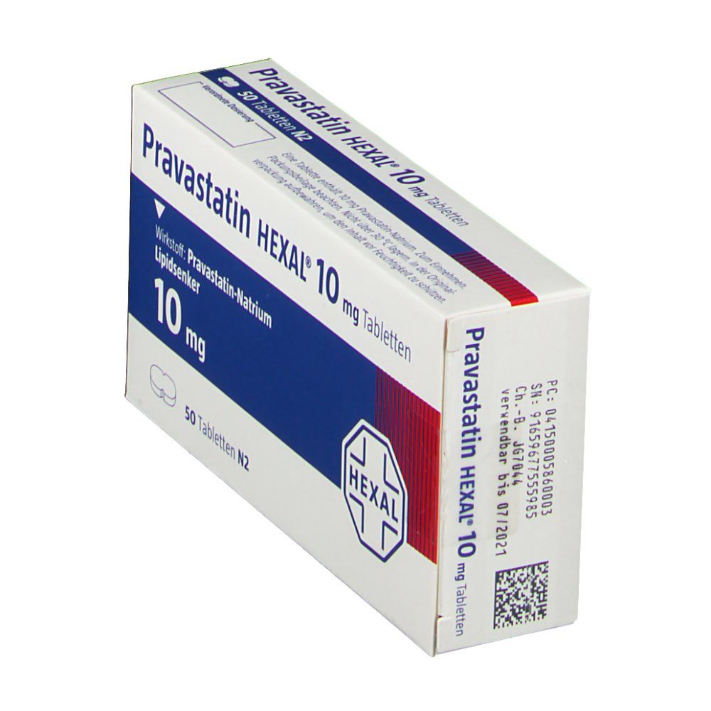 Pravastax 10 mg, Tabletten