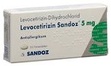 LEVOCETIRIZINE Sandoz cpr pell 5 mg 30 pce