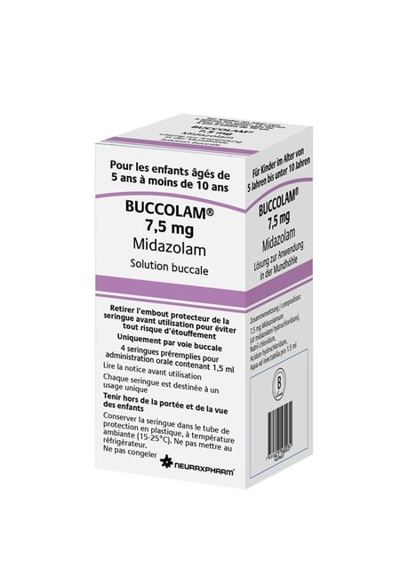 Buccolam 10mg/2mL, Lösung zur Anwendung in der Mundhöhle