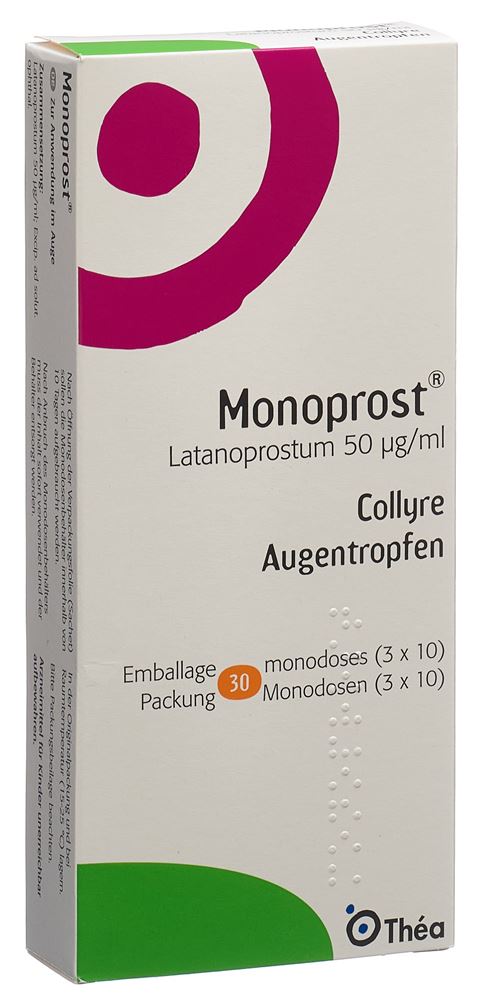 Monoprost, collyre en solution en récipient unidose