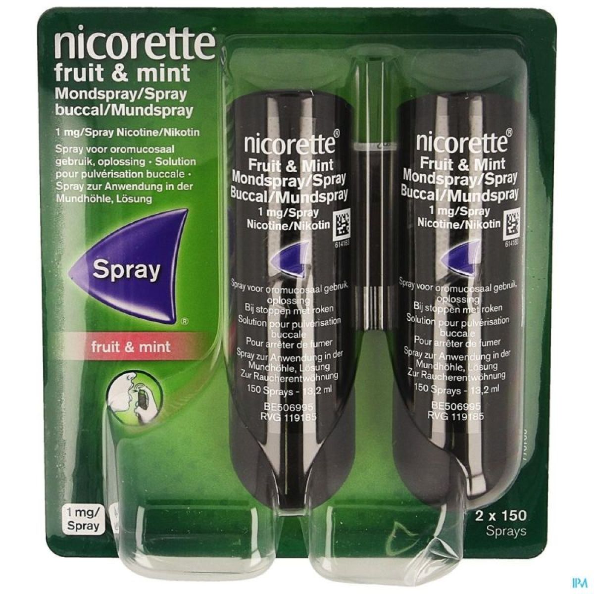 Nicorette Mint, Spray zur Anwendung in der Mundhöhle