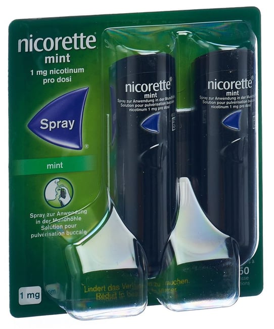 Nicorette Fruit & Mint, Spray zur Anwendung in der Mundhöhle