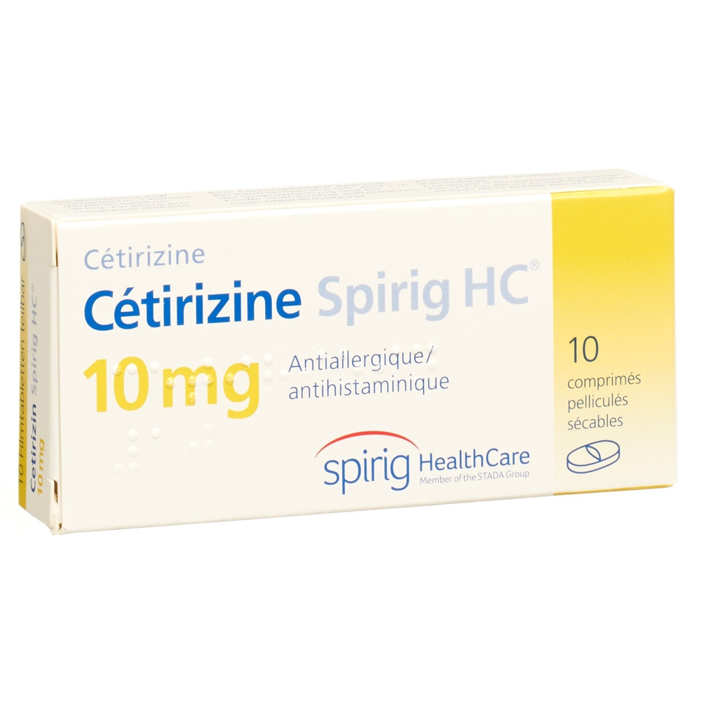 CETIRIZINE Spirig HC cpr pellic 10 mg 10 pce