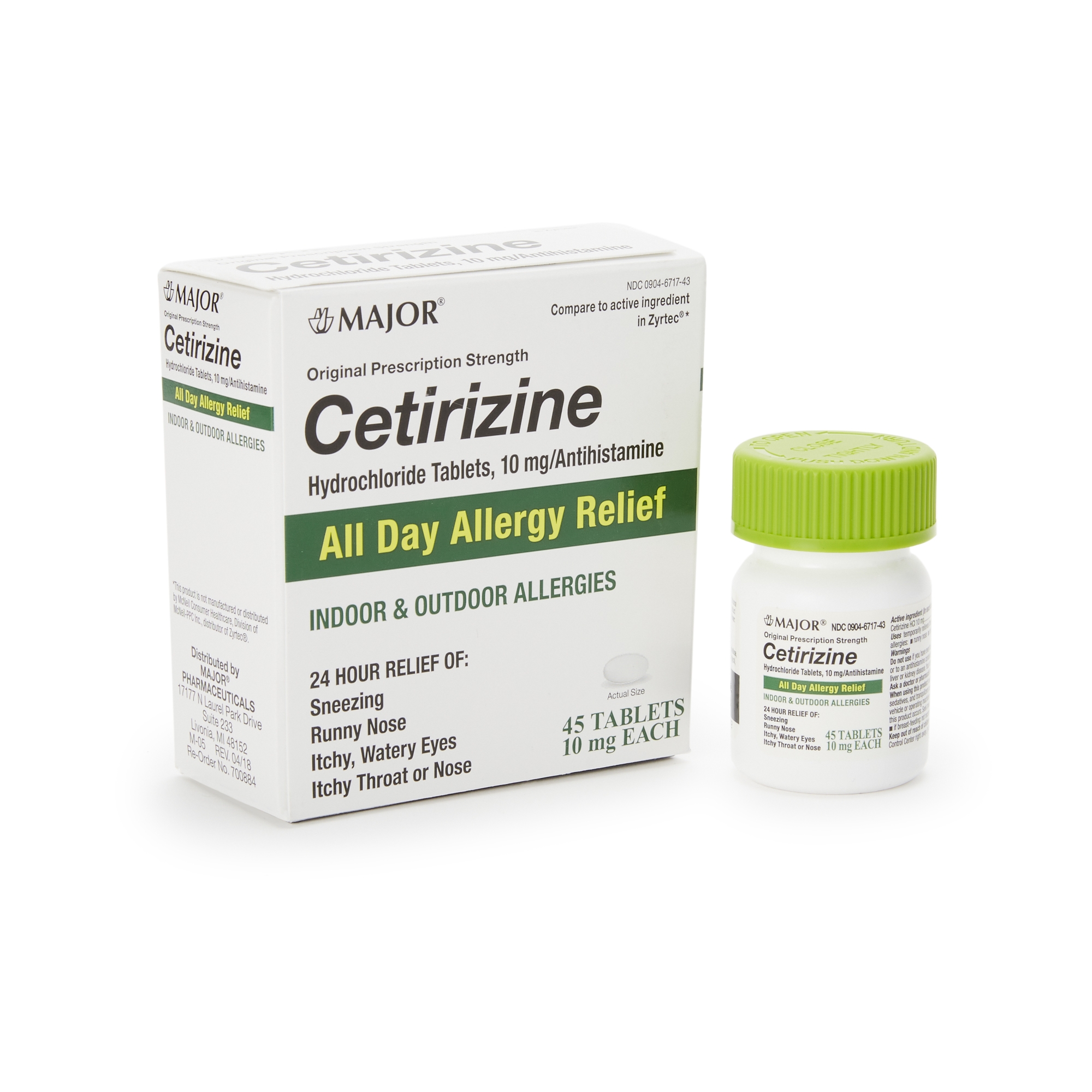 CETIRIZINE Spirig HC cpr pell 10 mg 10 pce