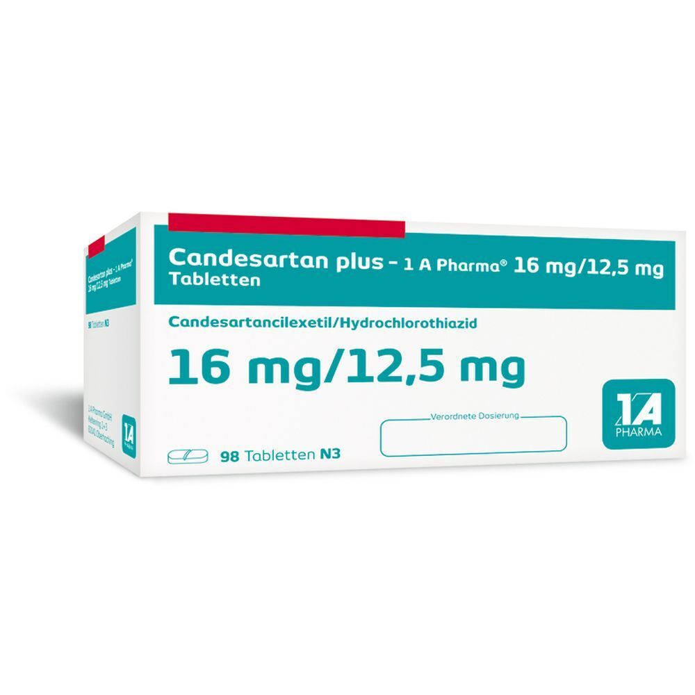 CANDESARTAN PLUS CHEPLAPHARM 16/12.5 mg, Tabletten