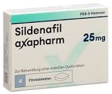 Sildenafil axapharm 25 mg, Filmtabletten