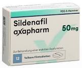 Sildenafil axapharm 50 mg, Filmtabletten