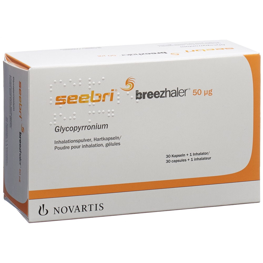 Seebri Breezhaler, 50 Mikrogramm, Hartkapseln mit Pulver zur Inhalation