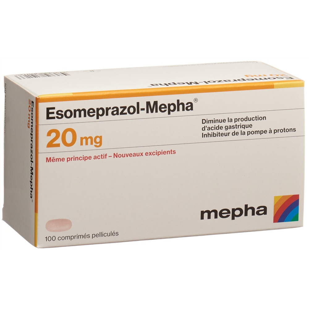 Esomeprazol-Mepha 20 mg, magensaftresistente Tabletten