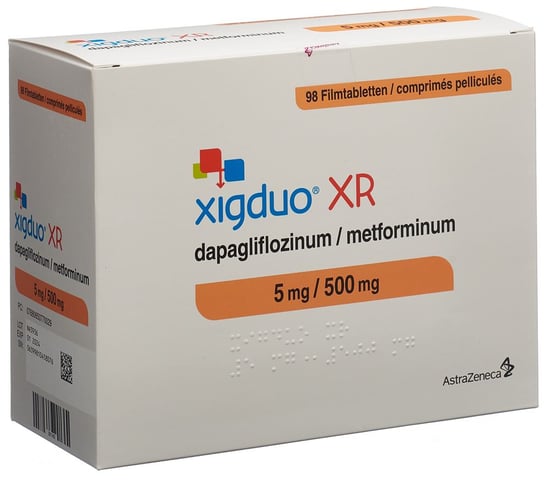 Kombiglyze XR 5 mg/ 500 mg , Filmtabletten