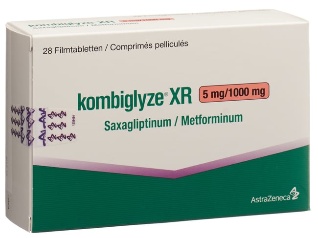 Kombiglyze XR 5 mg/1000 mg , Filmtabletten