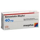 SIMVASTATIN Mepha Lactab 40 mg 30 pce