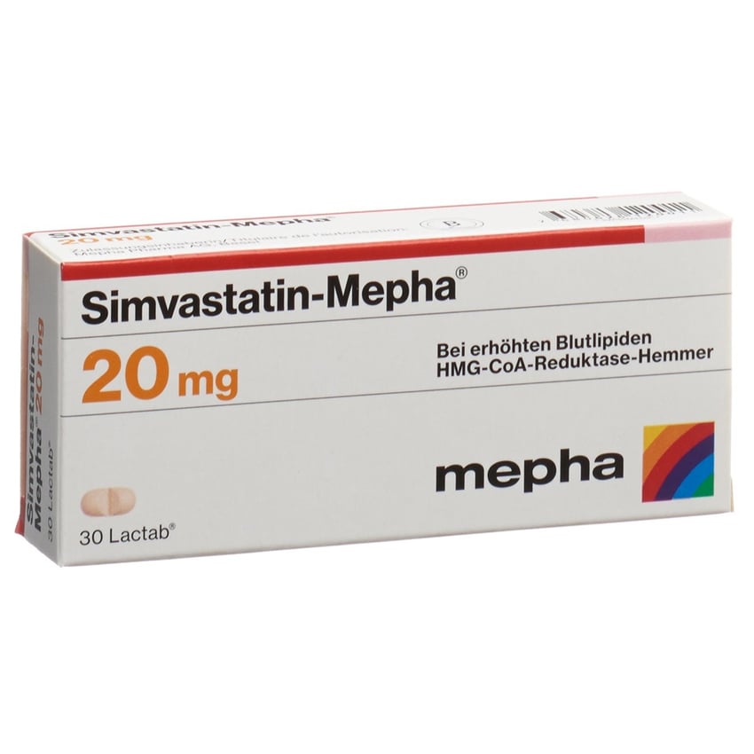 SIMVASTATIN Mepha Lactab 40 mg 30 pce