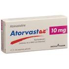 Atorvastax 10 mg, Filmtabletten